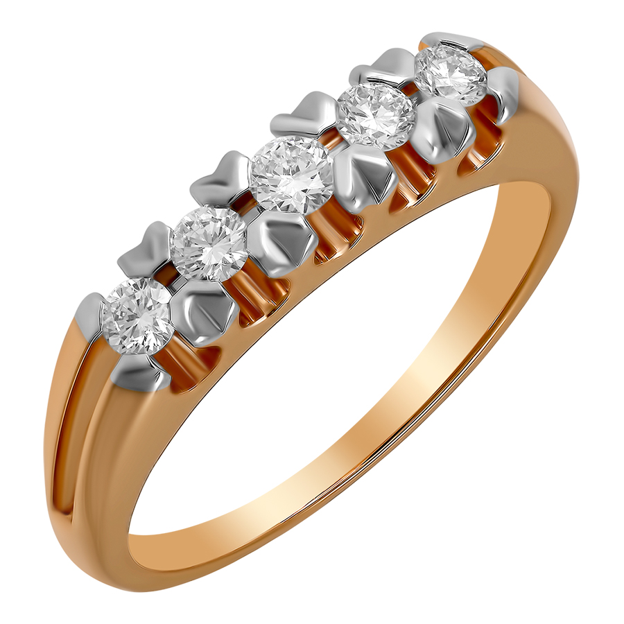 Кольцо, золото, бриллиант, 1669552С